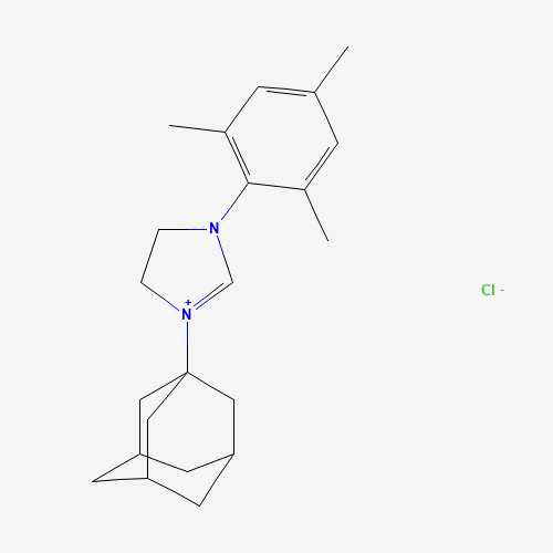 1-(1-Adamantyl)-3-(2,4,6-trimethylphenyl)imidazolinium chloride molecular structure