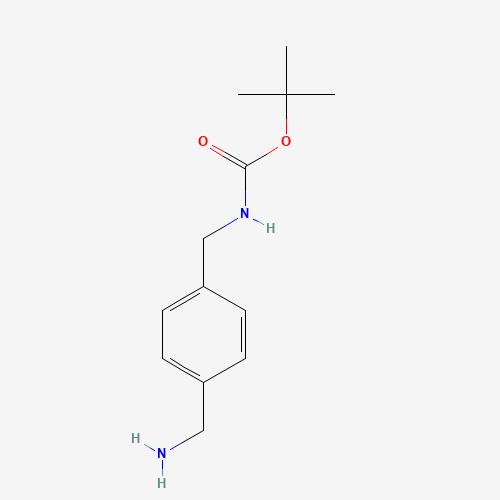1-(N-Boc-aminomethyl)-4-(aminomethyl)benzene molecular structure