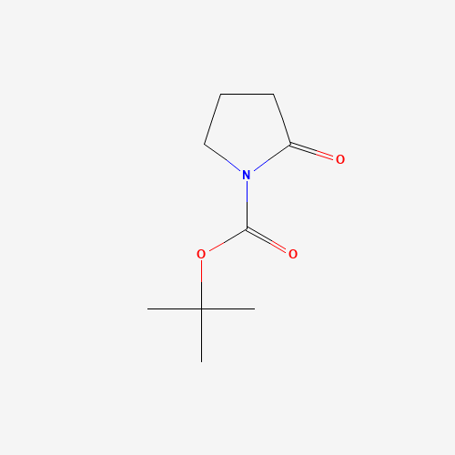 1-(tert-Butoxycarbonyl)-2-pyrrolidinone molecular structure