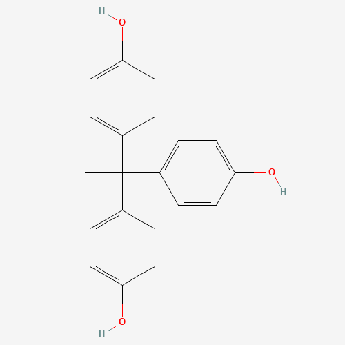 1,1,1-Tris(4-hydroxyphenyl)ethane molecular structure