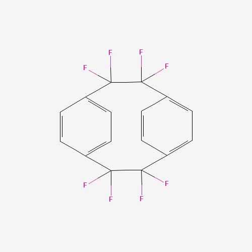 1,1,2,2,9,9,10,10-Octafluoro[2.2]paracyclophane molecular structure