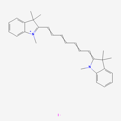 1,1′,3,3,3′,3′-Hexamethylindotricarbocyanine iodide molecular structure