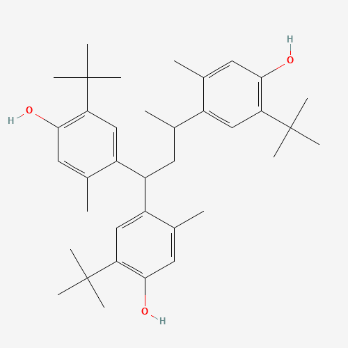 1,1,3-Tris(2-methyl-4-hydroxy-5-tert-butylphenyl)butane molecular structure