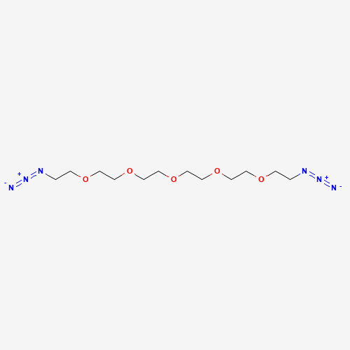 1,17-Diazido-3,6,9,12,15-pentaoxaheptadecane molecular structure