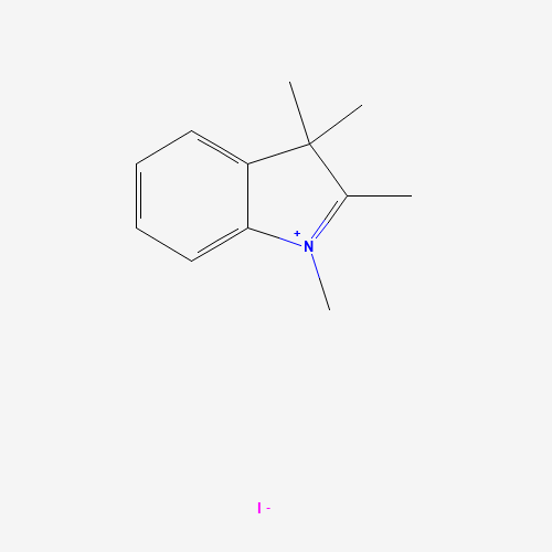 1,2,3,3-Tetramethyl-3H-indolium iodide molecular structure