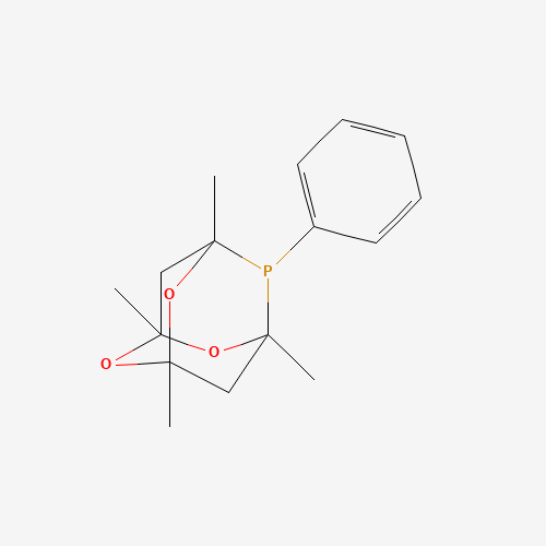 1,3,5,7-Tetramethyl-6-phenyl-2,4,8-trioxa-6-phosphaadamantane molecular structure