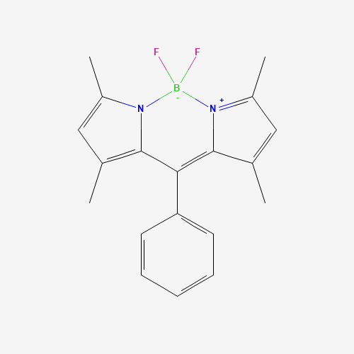 1,3,5,7-Tetramethyl-8-phenyl-4,4-difluoroboradiazaindacene molecular structure
