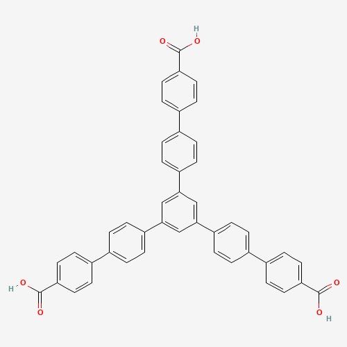 1,3,5-Tris(4′-carboxy[1,1′-biphenyl]-4-yl)benzene molecular structure