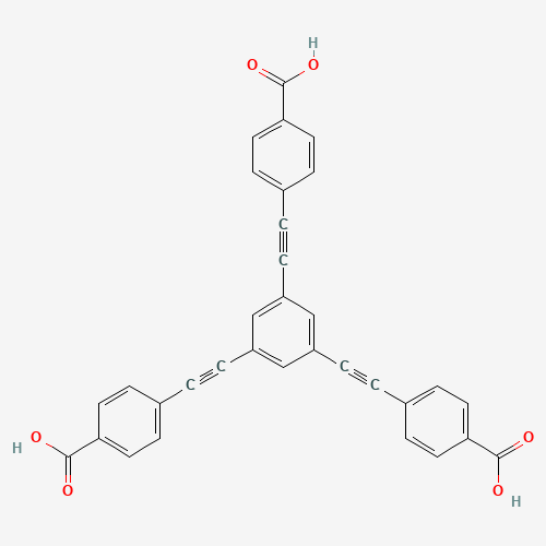1,3,5-Triscarboxyphenylethynylbenzene molecular structure