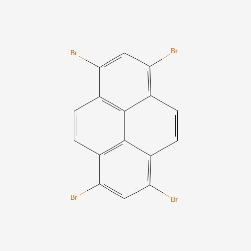 1,3,6,8-Tetrabromopyrene molecular structure