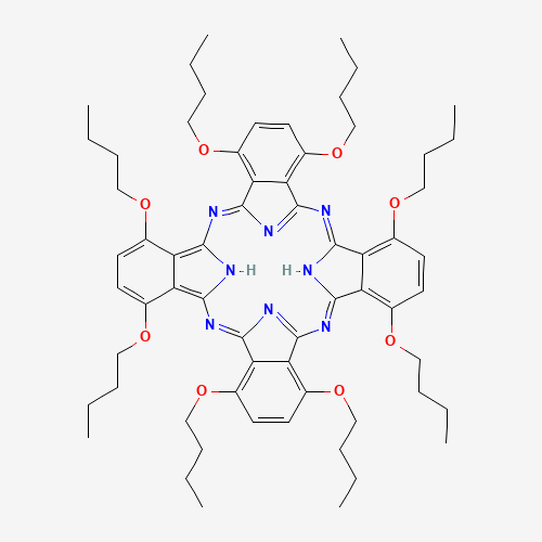 1,4,8,11,15,18,22,25-Octabutoxy-29H,31H-phthalocyanine molecular structure