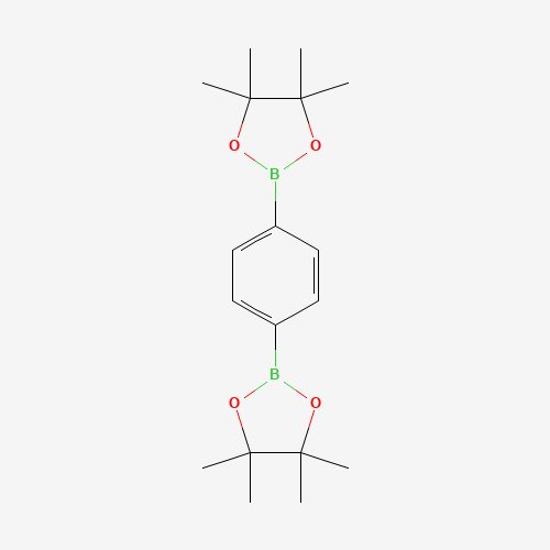 1,4-Benzenediboronic acid bis(pinacol) ester molecular structure