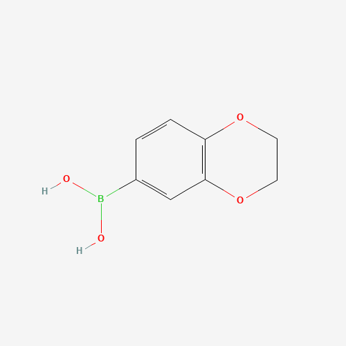 1,4-Benzodioxane-6-boronic acid molecular structure