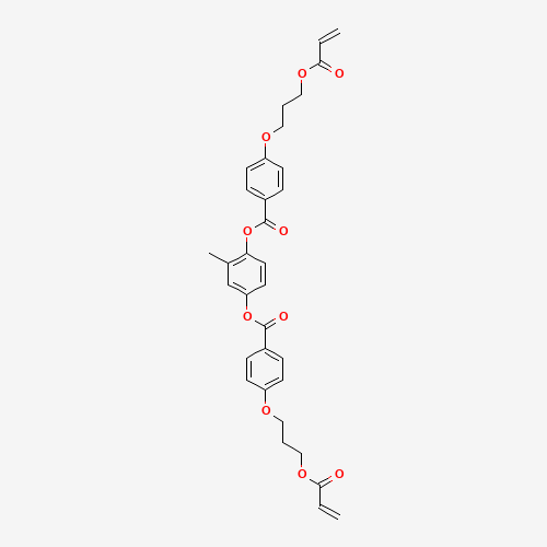 1,4-Bis[4-(3-acryloyloxypropyloxy) benzoyloxy]-2-methylbenzene molecular structure