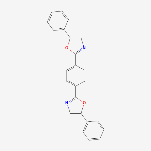 1,4-Bis(5-phenyl-2-oxazolyl)benzene molecular structure