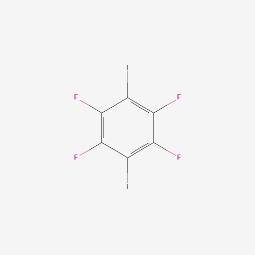 1,4-Diiodotetrafluorobenzene molecular structure