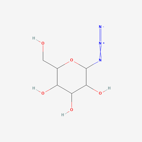 1-Azido-1-deoxy-β-D-galactopyranoside molecular structure