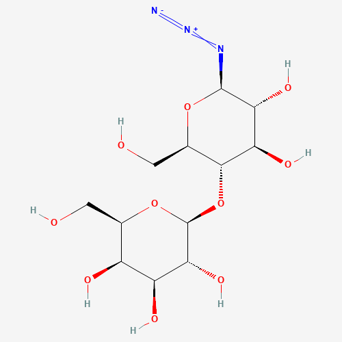 1-Azido-1-deoxy-β-D-lactopyranoside molecular structure