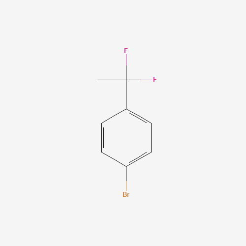 1-Bromo-4-(1,1-difluoroethyl)benzene molecular structure