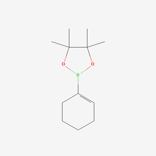 1-Cyclohexen-1-yl-boronic acid pinacol ester molecular structure