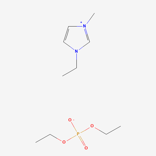 1-Ethyl-3-methylimidazolium diethyl phosphate molecular structure