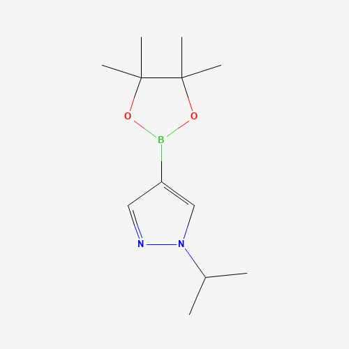 1-Isopropyl-1H-pyrazole-4-boronic acid pinacol ester molecular structure
