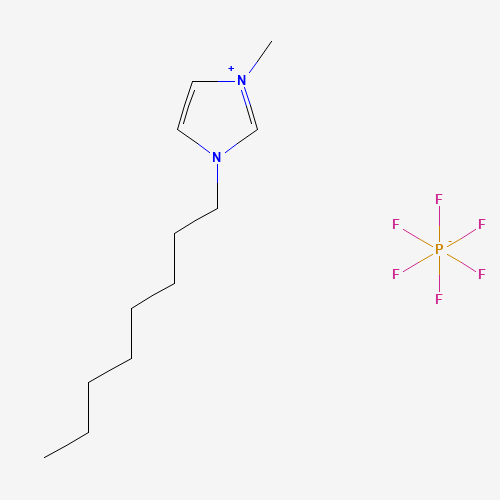 1-Methyl-3-octylimidazolium hexafluorophosphate molecular structure