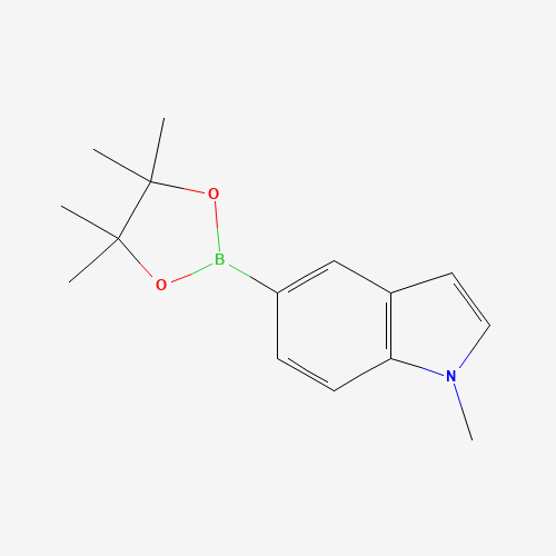 1-Methylindole-5-boronic acid pinacol ester molecular structure