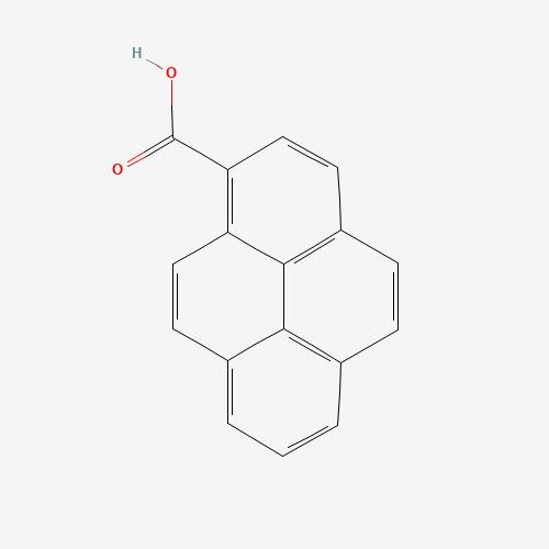 1-Pyrenecarboxylic acid molecular structure