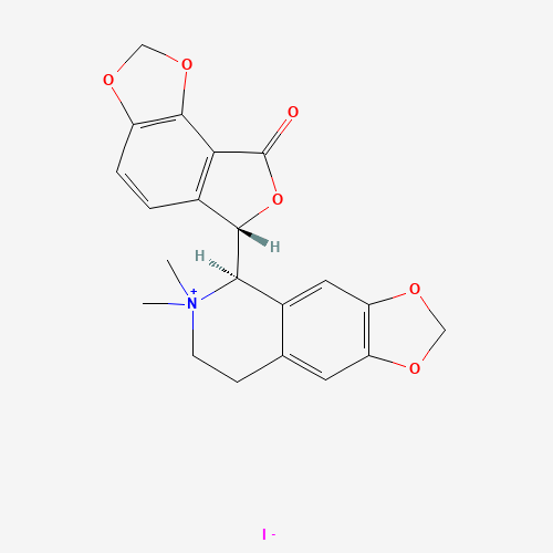 1(S),9(R)-(−)-Bicuculline methiodide molecular structure