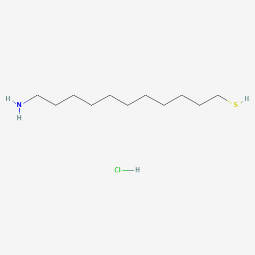 11-Amino-1-undecanethiol hydrochloride molecular structure