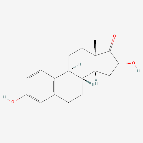 16-α-Hydroxyestrone-2,3,4-13C3 molecular structure