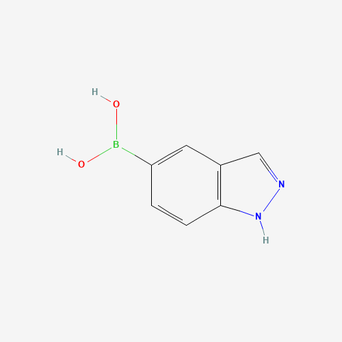 1H-Indazole-5-boronic acid molecular structure