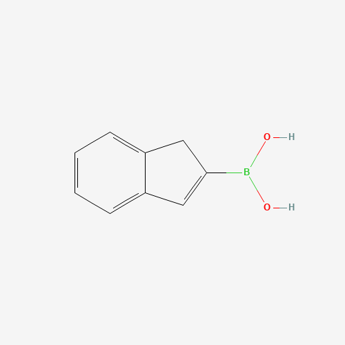 1H-Indene-2-boronic acid molecular structure