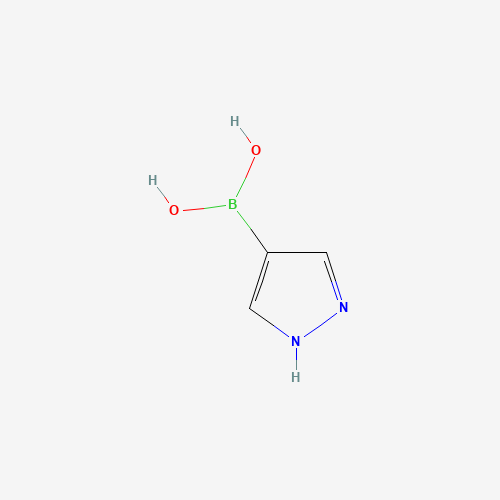 1H-Pyrazole-4-boronic acid molecular structure