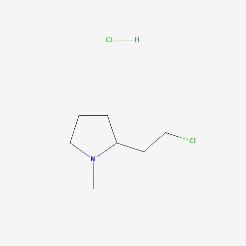 2-(2-Chloroethyl)-1-methylpyrrolidine hydrochloride molecular structure