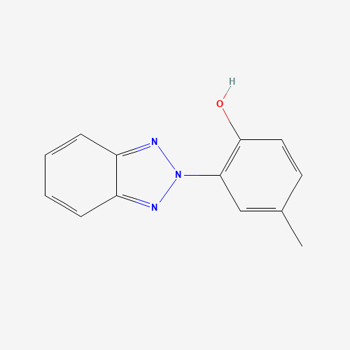 2-(2-Hydroxy-5-methylphenyl)benzotriazole molecular structure