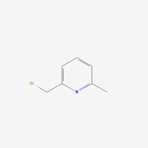 2-(Bromomethyl)-6-methylpyridine molecular structure