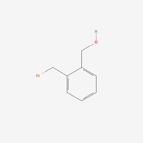 2-(Bromomethyl)benzyl alcohol molecular structure