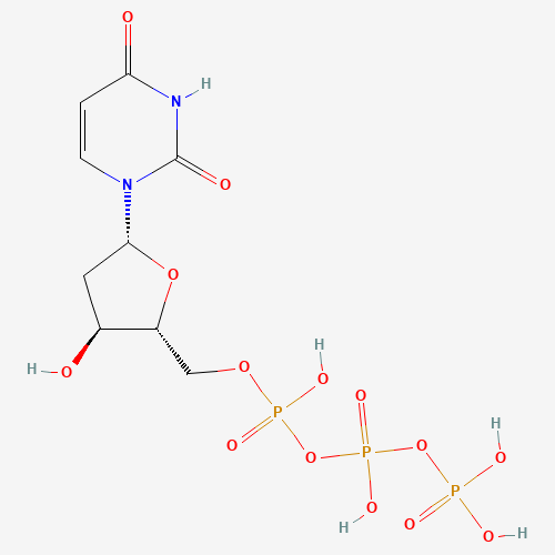 2′-Deoxyuridine 5′-triphosphate sodium salt molecular structure
