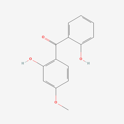 2,2′-Dihydroxy-4-methoxybenzophenone molecular structure