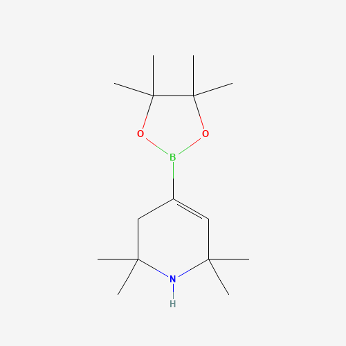 2,2,6,6-Tetramethyl-1,2,3,6-tetrahydro-4-pyridineboronic acid pinacol ester molecular structure