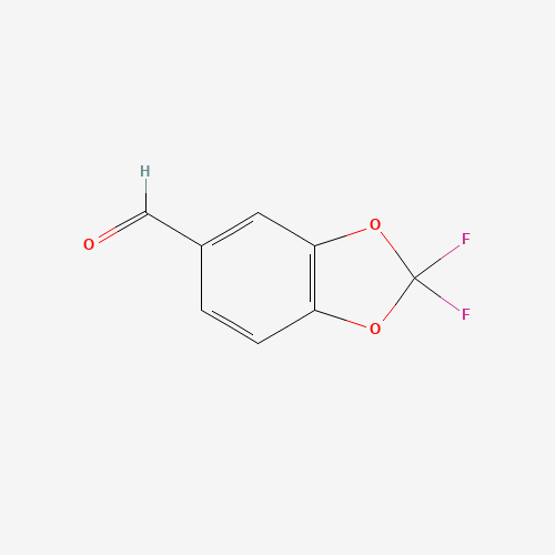 2,2-Difluoro-5-formylbenzodioxole molecular structure