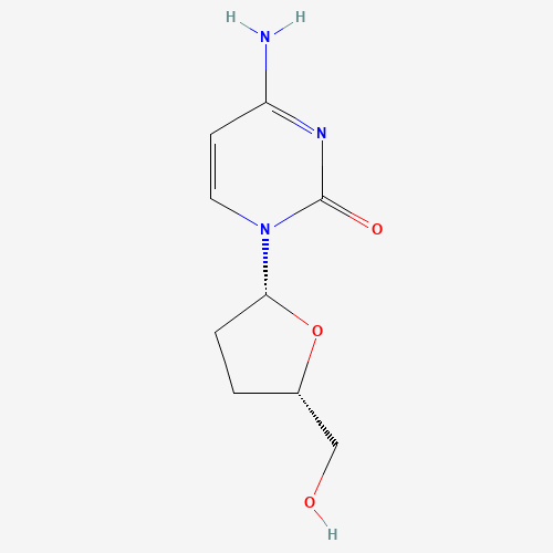 2′,3′-Dideoxycytidine molecular structure
