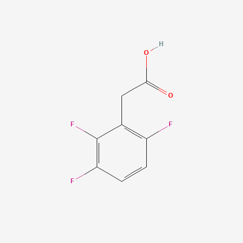2,3,6-Trifluorophenylacetic acid molecular structure