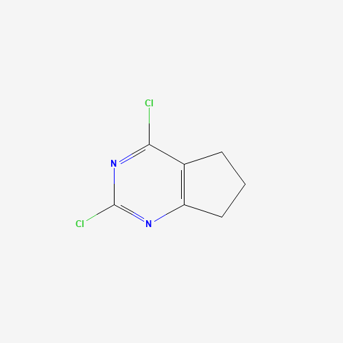 2,4-Dichloro-6,7-dihydro-5H-cyclopenta[d]pyrimidine molecular structure