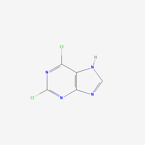 2,6-Dichloropurine molecular structure