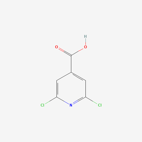 2,6-Dichloropyridine-4-carboxylic acid molecular structure