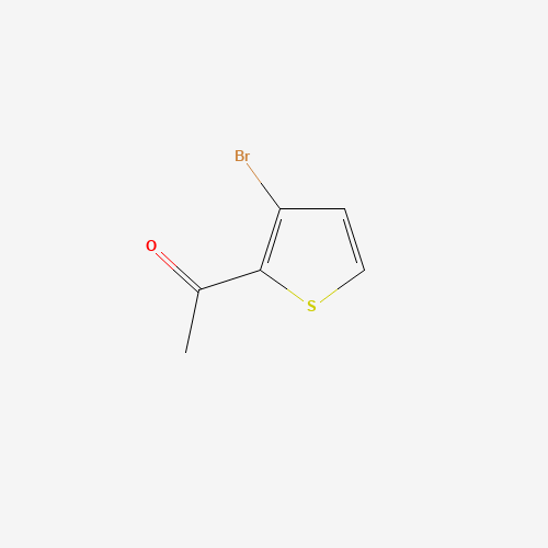 2-Acetyl-3-bromothiophene molecular structure