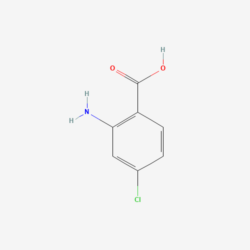 2-Amino-4-chlorobenzoic acid molecular structure